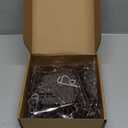 Marsui 240 Pieces Christmas Light Clips Outdoor Gutter Hooks Plastic Seasonal Weatherproof Clips Holiday Fence Hooks for Christmas Roof Tree Outside Hanging String Lights (Coffee)