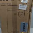 EKO Madison Brushed Stainless Steel 13.2 Gal/50L Kitchen Step Trash Can or Recycling Bin, Removable Inner Liner, Soft Close Lid, Fingerprint Resistant Finish