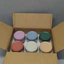 Overnight Oats Containers with Lids 16 oz Glass Jars 6 Pack Glass Mason Jars with Airtight Lids, Perfect for Oats, Yogurt, Chia Pudding, Snack