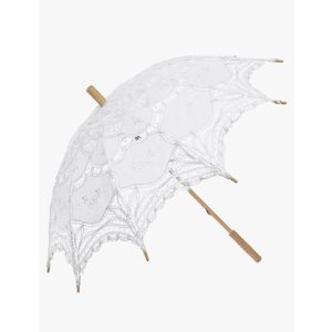 Lace Parasol Umbrella Vintage Wedding Bridal Lace Umbrella for Decoration Photo Tea Party 32 Inch Adult Size