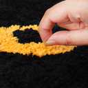 Cute Black Cat Bathroom Rug U Shaped Toilet Rug Soft Bath Mat Non Slip Washable Floor Mat for Home Hotel Bathroom Restroom Decor