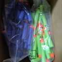 Seenelling 16 Set Tactical Party Supplies Gun Themed Party Favors Kit Included Toy Guns, Wrist Belt Band, Foam Bullets, Safety Glasses, Face Mask Birthday Gift (Blue,Green)