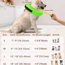 Inflatable Dog Cone Collar, Cone for Dogs to Stop Licking, Donut Collar After Surgery, Soft Dog Cone Alternative, Cones Collar for Small Medium Large Dogs (Green, M (Neck 9"-13")) (Green, M)