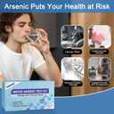 Arsenic Water Test Kit: 5 Counts Arsenic Test Kit for Water 0-500 ppb/0-0.5 ppm for Drinking Water Well Home Camping Water and More