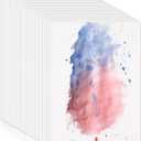 Prudiut 120 Sheets Watercolor Paper Bulk, 140 lb/300 GSM Cotton Cold Press White Paper, 5 x 7 Inch, Perfect for Kids, Students, Artists