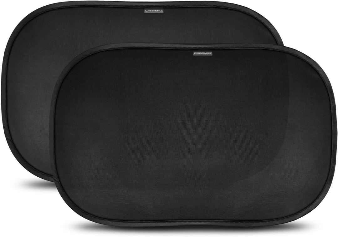 CARAMAZ Car Window Shade for Baby with Certified UV-Protection 2 Pack - 21"x14"