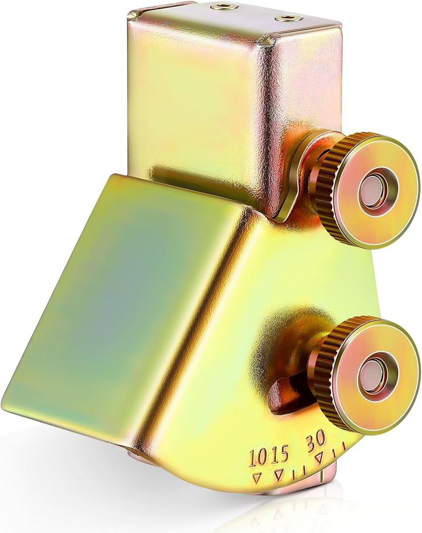 Feekoon Knife Sharpening Angle Guide for 1 x 30 Belt Sander, Adjustable Angle Guide from 10 to 45, Blade Sharpener Jig Sharp Universal Knife Angles Guides, Sharpen Exact angles(1 Pcs,into Belt)