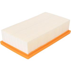 VF130H Flat Pleated HEPA Filter Compatible with Bosch VAC090 VAC140 Series Dust Extractors, Only for Dry-Vacuuming Use