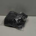 Deconovo Blackout Curtain Panel  Solid Grommet Top, Thermal Insulated & EnergySaving, MachineWashable Room Darkening Window Treatment for Bedroom & Living Room, 1 Panel, Black, 42W x 108L