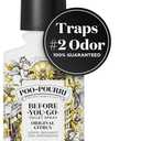Poo-Pourri Before-You-Go Toilet Spray, Original Citrus, 4 Fl Oz, Up to 200 Uses, Bathroom Odor Deodorizer, Plant-Based with Essential Oils, for Home or Work, Lemon, Bergamot and Lemongrass Scent