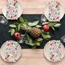 120Pcs Watercolor Rose Floral Disposable Paper Napkins - Guest Hand Towels for Wedding, Bridal Shower, Bathroom & Spring Parties (4.5x8 Inch)