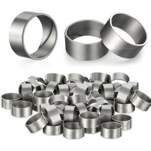 200 Pack 1/2 Inch Pex Crimp Rings, 304 Stainless Steel Clamp Rings for Pex Pipe, Plumbing, and Hydronic Heating Systems, Compatible with Crimp Tools