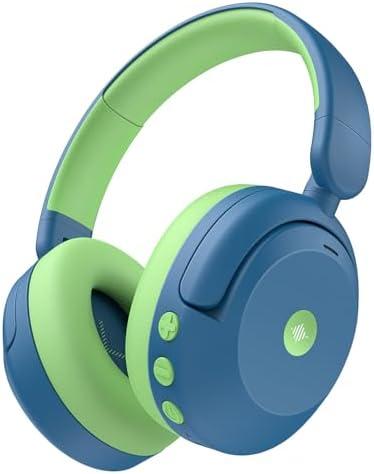 iClever BTH20 Active Noise Cancelling Headphones for Kids, 60H Play Time,Type C Fast Charging, Safe Volume 80dBA, Bluetooth5.4, Award-Winning Kids Headphones Wireless for iPad Tablet Airplane, Blue iClever BTH20 Active Noise Cancelling Headphones for Kids, 60H Play Time,Type C Fast Charging, Safe Volume 80dBA, Bluetooth5.4, Award-Winning Kids Headphones Wireless for iPad Tablet Airplane, Blue