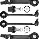 6PCS RWD Front Lower Forward & Rearward Control Arms w/Ball Joints for Chrysler 300 Dodge Challenger Charger Magnum Suspension Kit - Left & Right K620258 K620257 MS25119 K7469