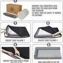 Patas Lague Orthopedic XL Dog Bed Large Sized Dog 42''X28'', Waterproof L Bolster Big Pet Sofa Beds with Removable Washable Cover, Soft Comfortable Pet Couch Crate Mat with Nonskid Bottom, Black