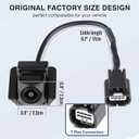 Backup Camera Rear View Camera Fit for Honda Civic 1.5L / 2.0L L4 - Gas 2016-2017 Parking Park Assist Camera Replaces #39530TBAA01