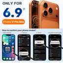 Miracase Magnetic for iPhone 17 Pro Max Case, Compatible with MagSafe, Integrated Silicone Camera Control Cover, 3.0mm Thicken Shockproof Drop Protection Phone Case for 17 ProMax, Dark Blue