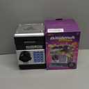 Piggy Bank for Kids - Electronic Money Saving Box w/Code- ATM Safe - Toy Coin Bank - Easter Boys Toys for Age 3, 4, 5, 6, 7, 8, 9 - Birthday Gifts for 8, 9, 10, 11, 12 Year Old Boy and Girl (Black & Silver)