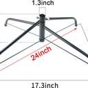 MNKXL 28 Inch Christmas Tree Stand for 4 to 10ft Christmas Trees,fits 1.3 inch Pole,Folding Christmas Tree Stand