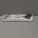 Tilingview 10-Pack Peel and Stick Tile Trim for Backsplash  12" Self-Adhesive PVC Molding Edge, Decorative Pencil Tile Edging for Walls (White Stone)