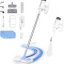 10 in 1 Floor Steamer with Detachable Handheld Steam Cleaner Perfect for Hardwood Floors, Clothes, Windows, Tiles, Furniture, Carpet, Whole Home Use,Steam Mop for Floor Cleaning