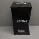 VEHHE Paper Towel Holder Countertop, Black Paper Towel Holder with Spring Activated Arm and Damping Effect, Simply Tear Paper Towel Stand for Bathroom and Kitchen (Black) (Suction Base | Black)