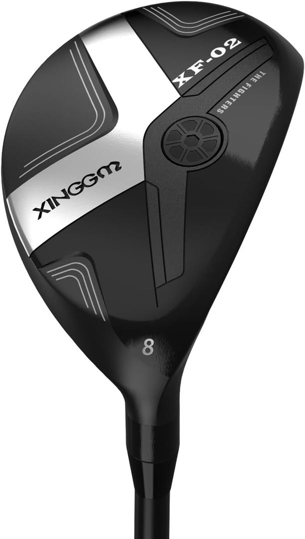 XINGGM Hybrid Golf Clubs for Men, (Graphite, 8 Hybrid, Stiff, Right, 18 degrees)