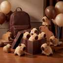20 Pcs Mini Capybara Stuffed Animal Bulk Gifts Small Realistic Capybara Ornament for Birthday Stress Relief Gifts Party Decor