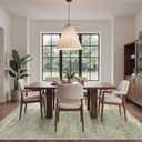 BEIMO Area Rugs 5x7 for Living Room Bedroom, Modern Abstract Machine Washable Rug, Large Soft Low Pile Floor Carpet with Non Slip Backing for Dining Room, Beige