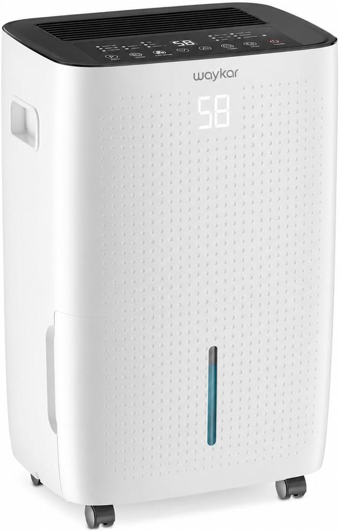 Waykar 150 Pints 7,000 Sq.Ft Dehumidifier with Pump for Basement