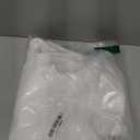 RYB HOME Door Window Curtain - Privacy Thermal Insulated Front/Tricia/Patio/French Door Window Curtains Sidelight Curtain Tie up Shade, W30 x L40 inch, 1 Panel, Pure White