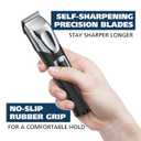 Wahl USA Rechargeable Lithium Ion All in One Beard Trimmer for Men with Detail and Ear & Nose Hair Trimmer Attachment Model 9854-600B
