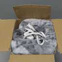 Electric Heated Blanket Throw 50''x60''Size Faux Fur Heating Blanket 10 Heating Settings, 1-8h Timer & Overheat Protection, Machine Washable, Soft Flannel and Sherpa Full Body Warmth