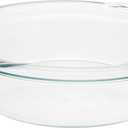 Pyrex 2.5-Quart Deep 9.5in Pie Plate  Perfect for Sweet Rolls, Pot Pies, and Pies  Made in USA