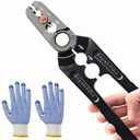 Manual Copper Tube Rounder, Flat Tube Repairer Pliers, Copper Pipe Rounder Plier with 6 Hole, Copper Tubing Repair Tool for Diameter 1/4", 3/8", 1/2", 5/8", 3/4" 7/8" Copper Aluminum Pipe