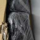 Heavy Duty Folding Chair 500LB Capacity, Oversized Camping Chairs with Cup Holder, Cooler Bag & Storage Pouch, Double-Layer Fabric, Outdoor Chairs for Sports, Lawn Chairs (2, Black Grey, Oversized)