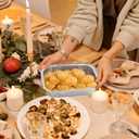 WorldBazaar Cute Thanksgiving Leftover Containers 36PCS Thanksgiving Take Home Containers with Lids Fall Turkey Foil Pans Food Sacks Storage Harvest Party Supplies