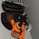 BLACK+DECKER Leaf Blower Cordless Leaf Vacuum and Mulcher Combo Kit, Battery and Charger Included, 40V 120 mph Air Speed, 6-Speed Dial, Built-in Scraper with Collection Bag (LSWV36)