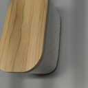 KOOV Porcelain Large Butter Dish with Lid, Airtight Butter Container with Oak Lid, Perfect for 2 Sticks, Texture Series (White)