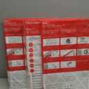 Frigidaire PureAir 16x25x1 MERV 8 Allergen Electrostatic Pleated Air Conditioner HVAC AC Furnace Filters - 6 Pack (exact dimensions 15.81 X 24.81 X 0.81)