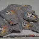 Wearable Blanket Hoodie for Kids Oversized Sherpa Blanket Hoodie for Kids Boys Girls Teens 13YR,Glow in The Dark Football