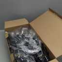 200FT Outdoor Lights for Patio  Dimmable String Lights for Outside with Remote  LED Hanging Lihgts Waterproof Shatterproof ST38 Edison Bulbs for Backyard Cafe Bistro Porch Christmas Party (Black Plug in (Not Solar))