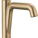 Delta Nicoli Brushed Gold Faucet 3 Hole, 8 Inch Widespread Bathroom Sink Faucet for Vanity, Push-Pop Drain Assembly, Champagne Bronze 35749LF-CZ