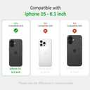 Cute Christmas Phone Case for iPhone 16 Gingerbread Man, Clear Design Shockproof Protect Women Phone Case for iPhone 16 Kids Girls