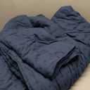 WDCOZY Navy Blue Oversized California King Size Quilt Bedding Sets with Pillow Shams, Cal King Lightweight Bedspread Coverlet, Quilted Blanket Thin Comforter Bed Cover, 3 Pieces, 118x106 inches