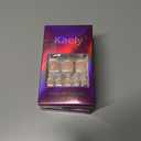 3 x evpct French Press on Toenails Short Square, Summer Nude Pink + White Tip French Toe Nails Press ons Short Light Perfectly Fit Fake Toenails for Women with Kits Gel Stick, Fake Toenail Kit 32Pcs (32 Ounce (Pack of 1))