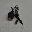 EDISHINE Christmas 120V Spotlight Outdoor, Plug in Outdoor LED Spot Light with 5 Lenses, 10W 900LM 5000K, One-Piece Die-cast Aluminum, IP65 Landscape Lighting for Holiday Yard Flag Tree