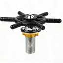 Yosoo Health Gear Glass Rinser Parts Bar Glass Rinser Faucet Head Automatic Cup Washer Cleaner, Stainless Steel Bar Glass Rinser Faucet Head, Pitcher Rinser for Beer Glass Coffee Cup