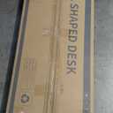 Coleshome 66" L Shaped Larger Gaming Desk, Corner Computer Desk, Sturdy Home Office Computer Table, Writing Workstation, Vintage