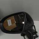 Left Driver side Mirror Fits 2016-2019 Chevy Cruze Sedan/Hatchback with Power Glass Without Heated without turn signals without Blind Spot, Match Mosaic Black Metallic Replace GM1320541(3Pins)